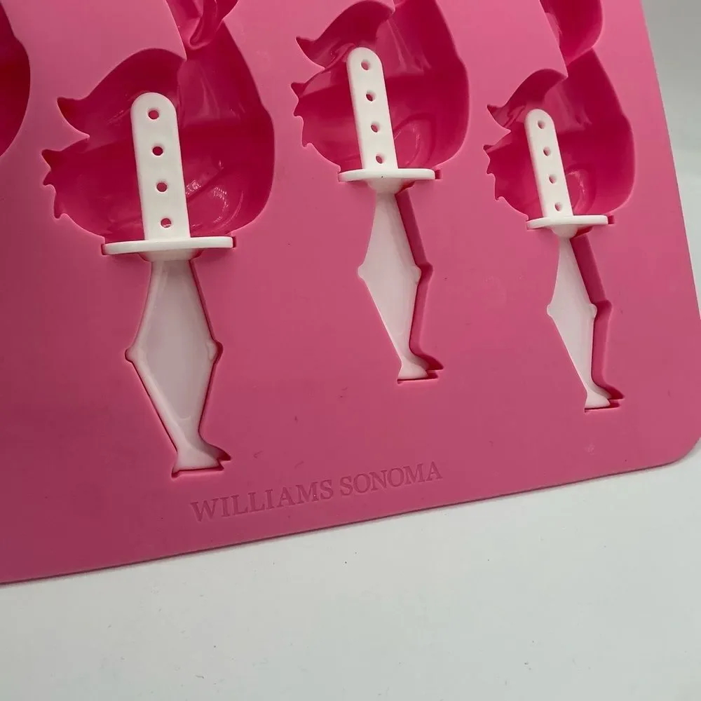 Williams Sonoma Pink Flamingo Ice Pop Mold